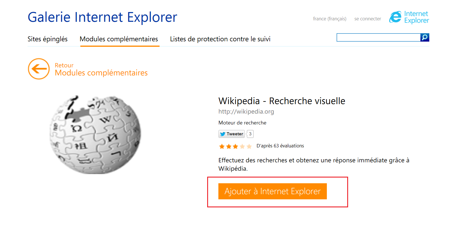 Ajouter un nouveau contrôle à IE