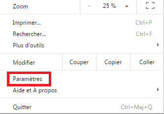 Paramètres