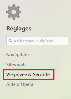 Vie privée et Sécurit