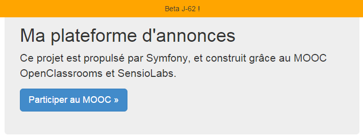 La mention « bêta » apparaît