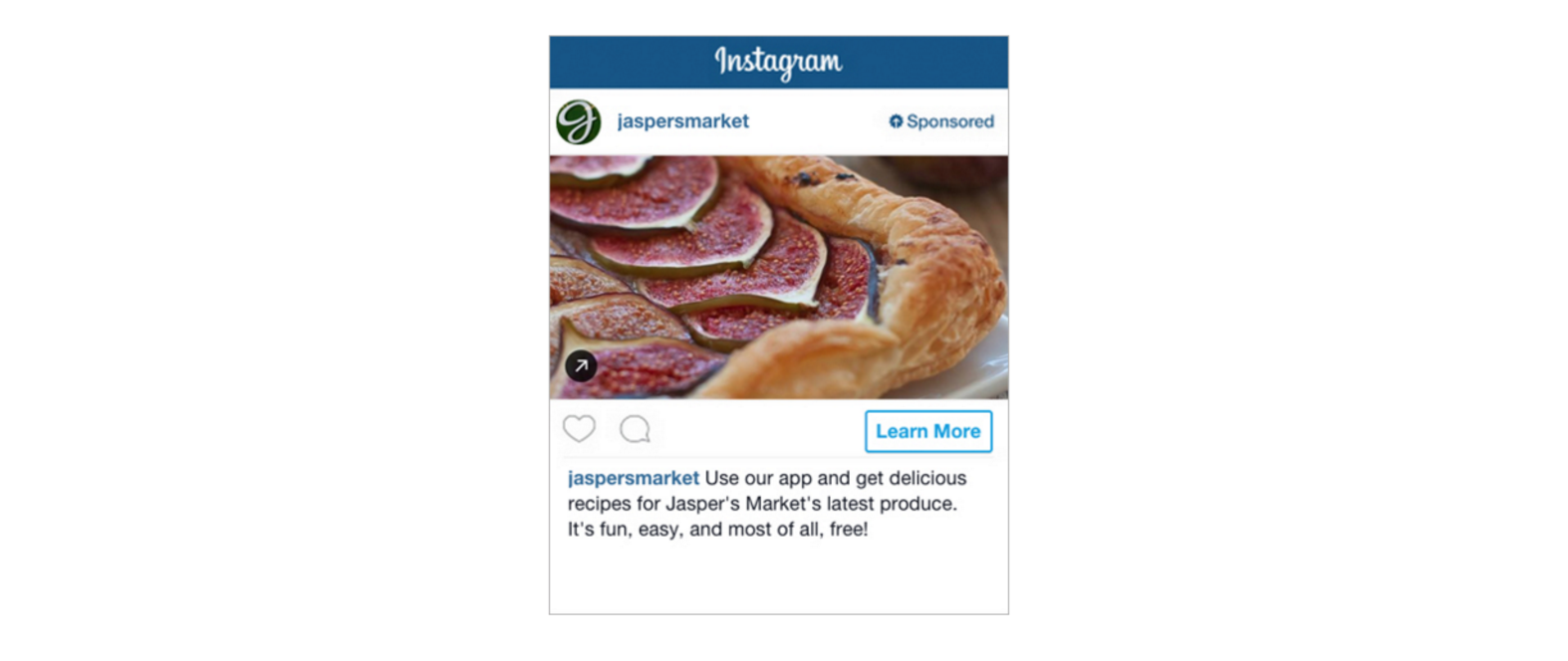 Publicité sur Instagram