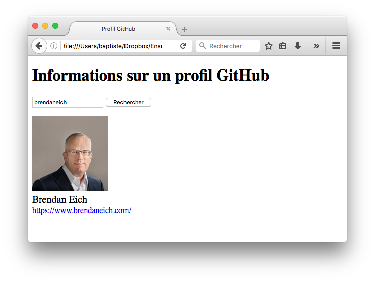 Brendan Eich est le papa du langage JavaScript