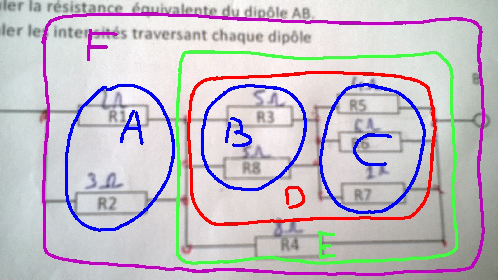 [Résolu] Exercies Résistance Equivalente par fafnire - OpenClassrooms
