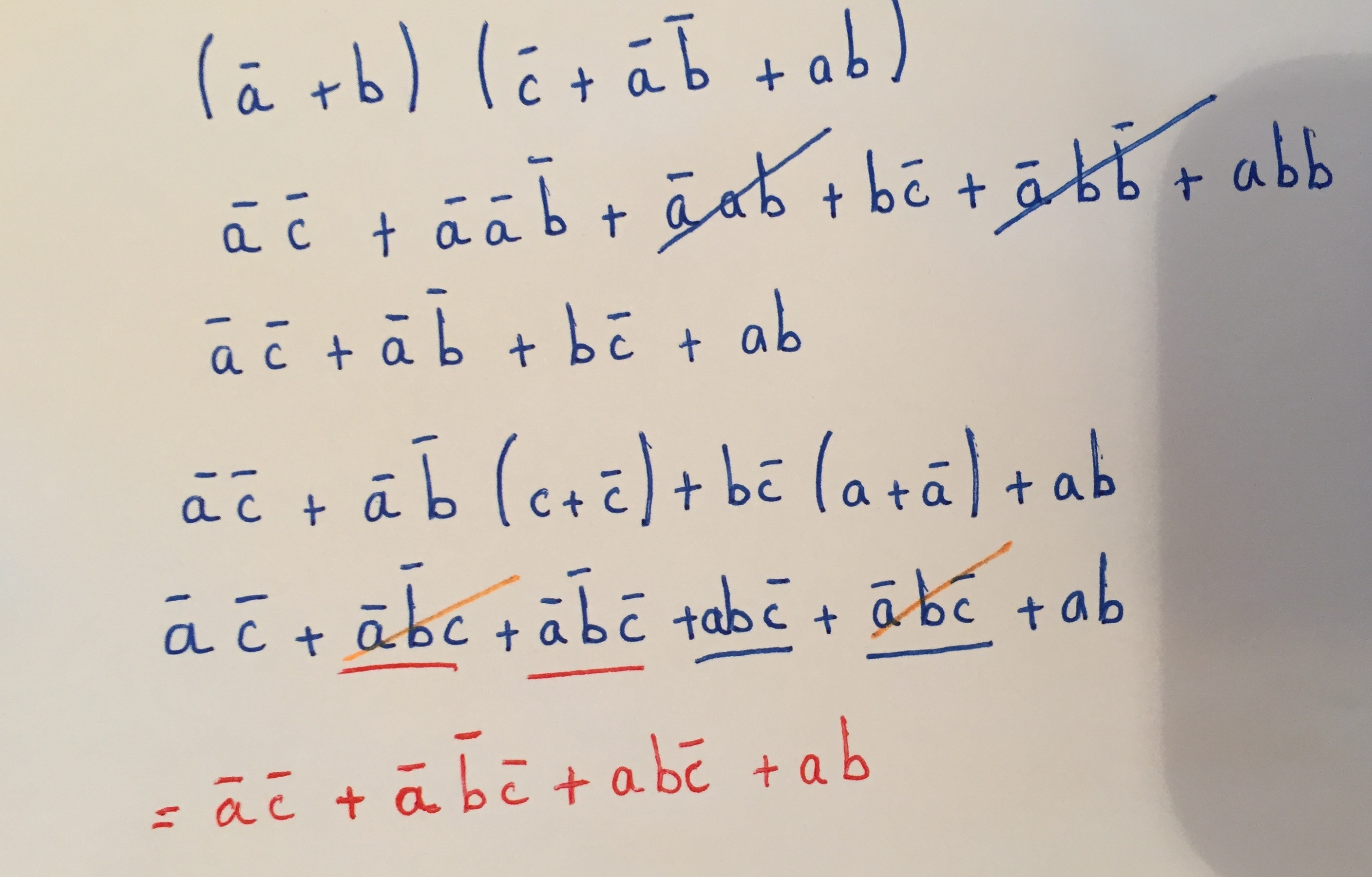 Algebre de Boole - page 1 - OpenClassrooms
