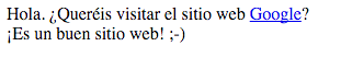 Enlace a Google
