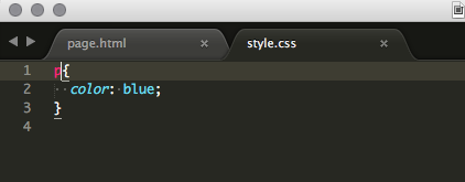 Archivos HTML y CSS en Notepad++