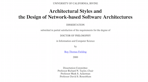 La dissertation légendaire de Roy Fielding