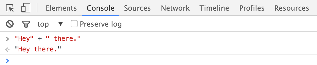 String concatenation