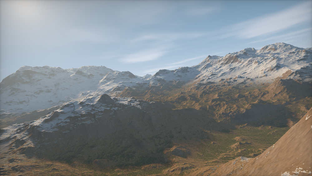 Shader sur le web - Montagne