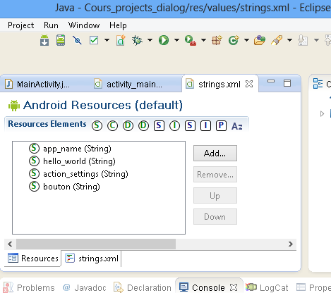 [android]accès au fichier strings.xml par lrobert - page 1 - OpenClassrooms