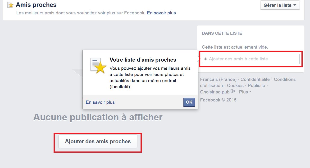 Ajouter des contacts à une liste
