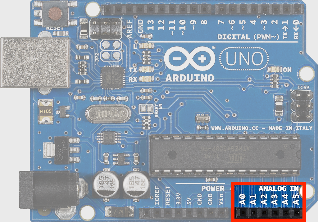 Les entrées analogiques de L'Arduino