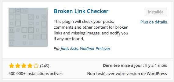 Broken Link Checker