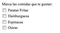 Casillas de verificación