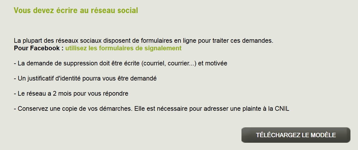 Téléchargez le modèle.