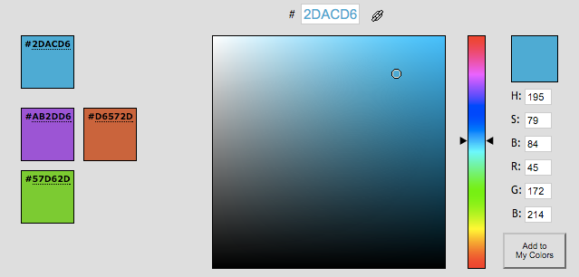 Le site colorpicker.com