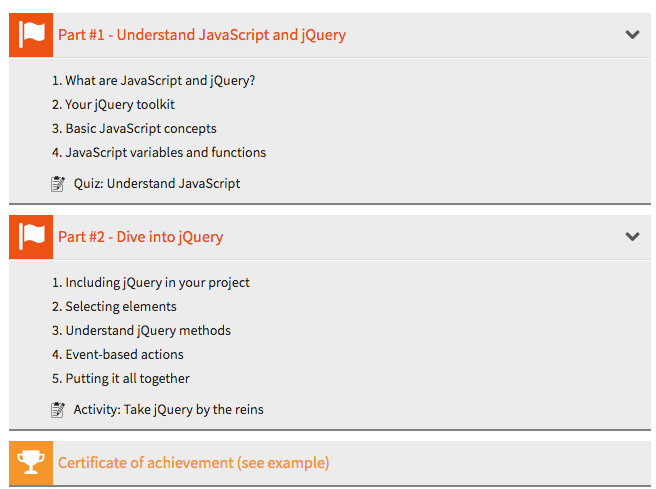 A course summary