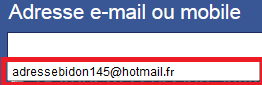 Un exemple de saisie automatique sur Facebook