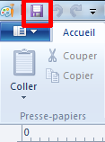 Bouton Enregistrer