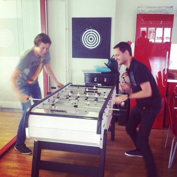 Yes, we have a foosball table