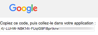 Le code top secret à copier