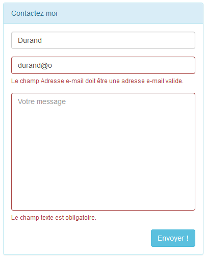 Les messages en français