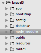 Le dossier node_modules