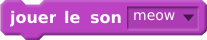 bloc jouer le son