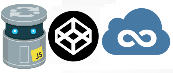 Logos for JSFiddle, JS Bin, and CodePen