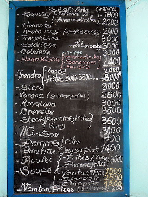 Un menu est une interface entre vous et la cuisine d’un restaurant.