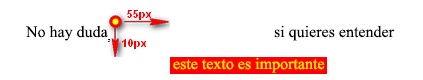 Este texto está fuera de su posición inicial