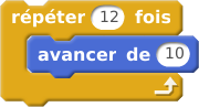 Répétez vos actions avec le bloc répéter