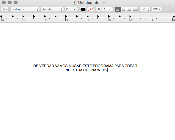 Captura de Text Edit en Mac