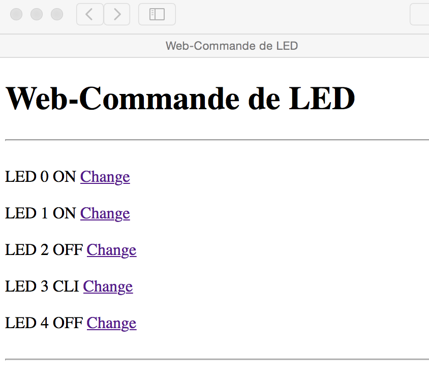 Exemple de rendu de page web