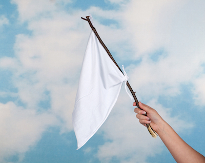 Show your white flag: you're not here to find but to discuss