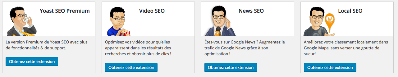 Les packs premium de Yoast SEO