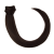 Ponytail Classic 50-52cm 2/Coffee Bean