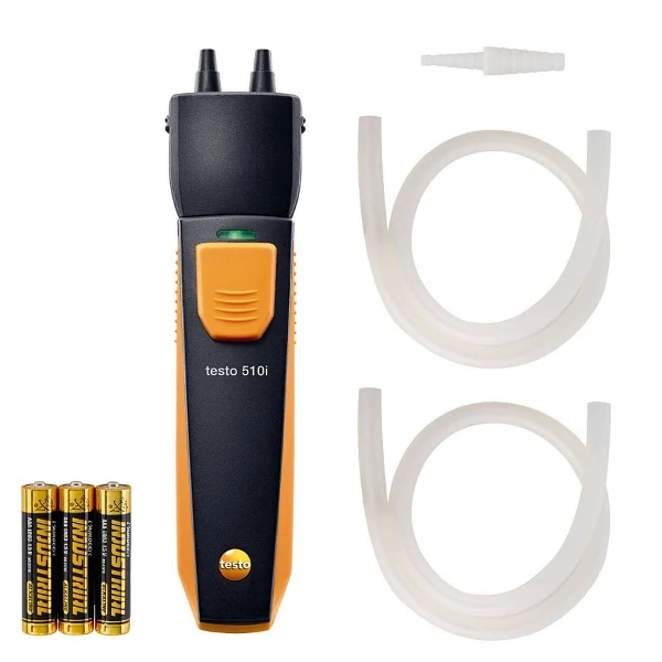 Contents of the testo 510i digital manometer