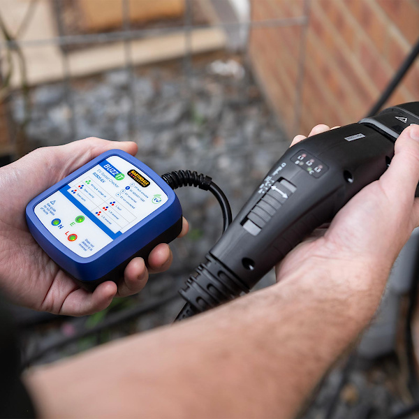 Martindale BZ820-EV EVSE Socket Tester in action