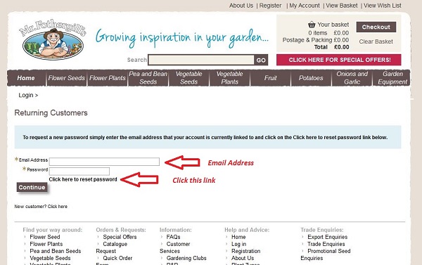 Click here to reset your password