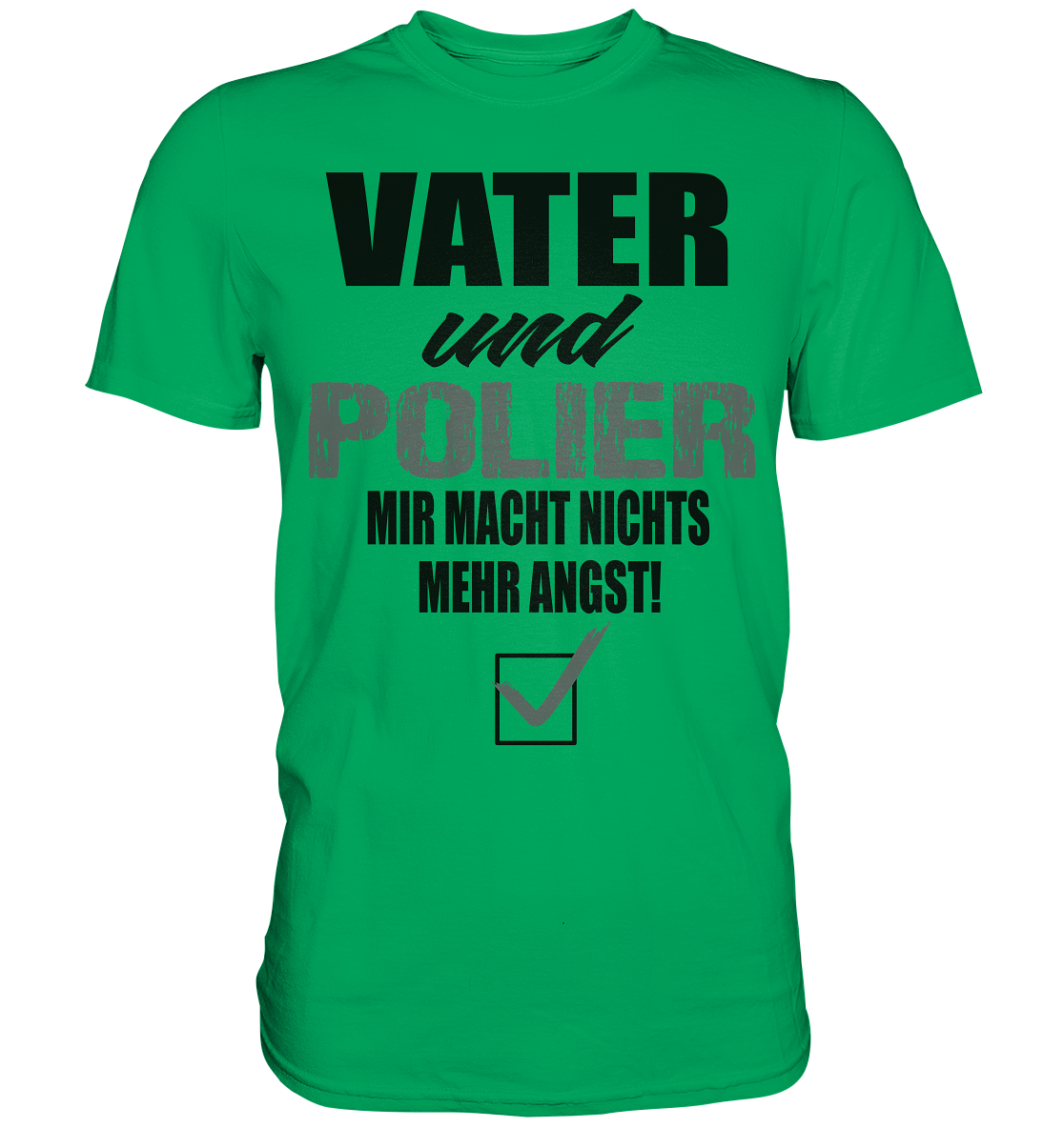 Vater und Polier Vatertag Polier Tiefbau Straßenbau Vatertag Spruch - Premium - Bild 4 von 13