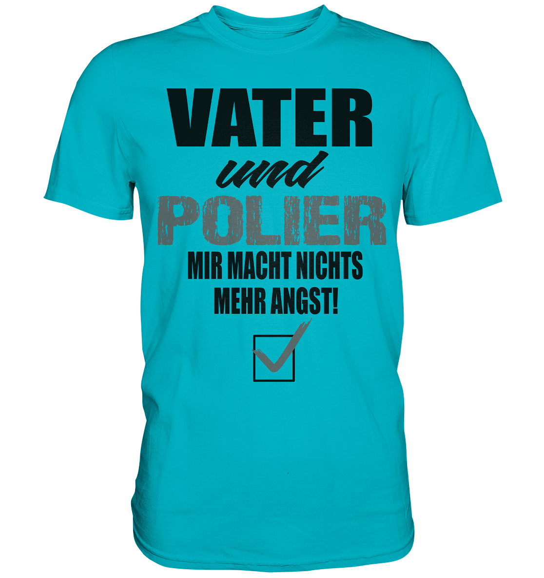 Vater und Polier Vatertag Polier Tiefbau Straßenbau Vatertag Spruch - Premium - Bild 12 von 13