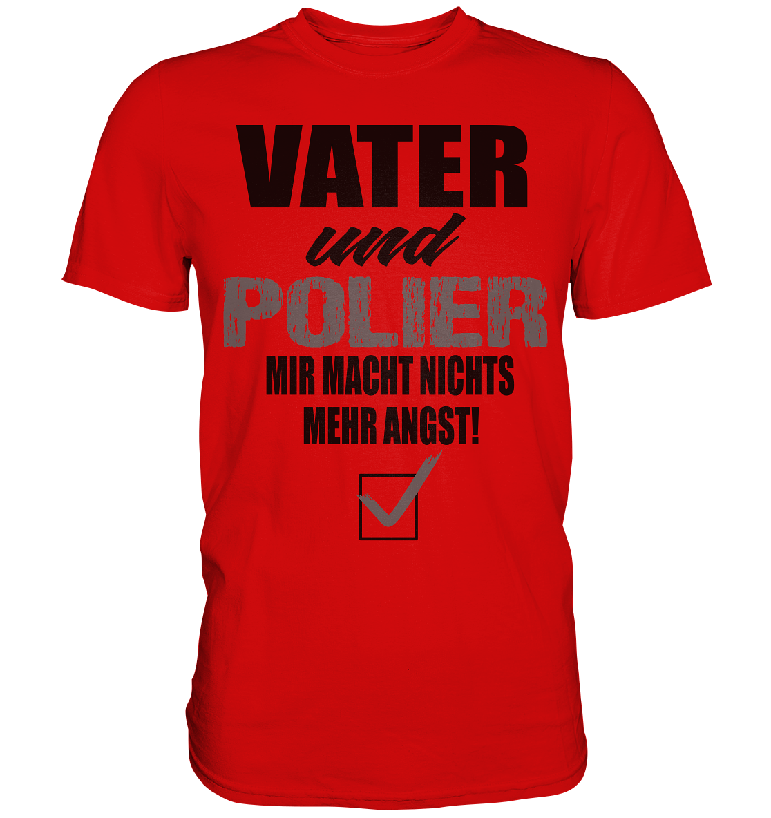 Vater und Polier Vatertag Polier Tiefbau Straßenbau Vatertag Spruch - Premium - Bild 7 von 13