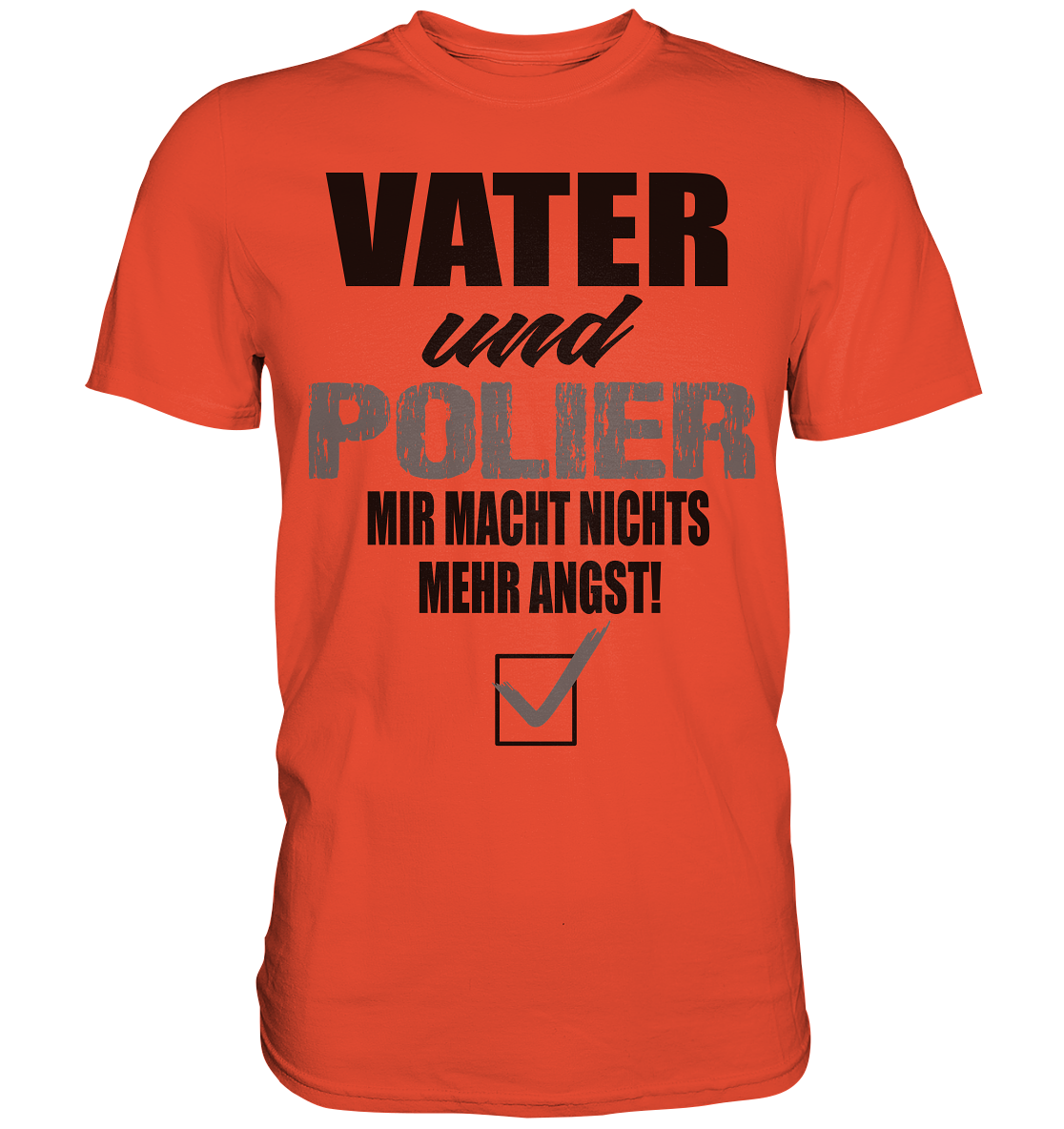 Vater und Polier Vatertag Polier Tiefbau Straßenbau Vatertag Spruch - Premium - Bild 11 von 13