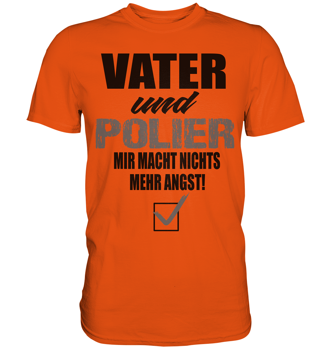 Vater und Polier Vatertag Polier Tiefbau Straßenbau Vatertag Spruch - Premium - Bild 5 von 13