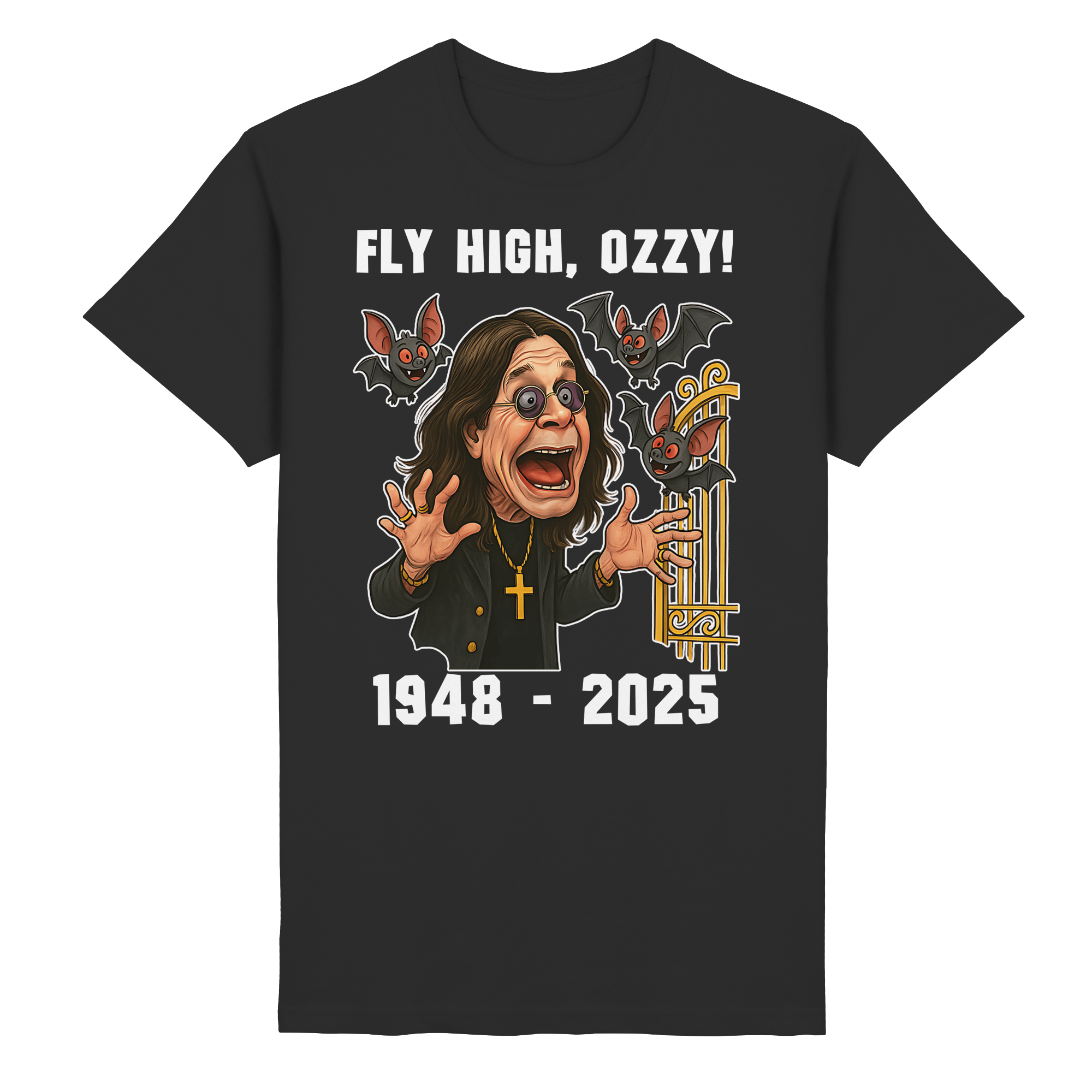 Ozzy Osbourne - Fly High Ozzy - T-Shirt Black Sabbath Remember Ozz