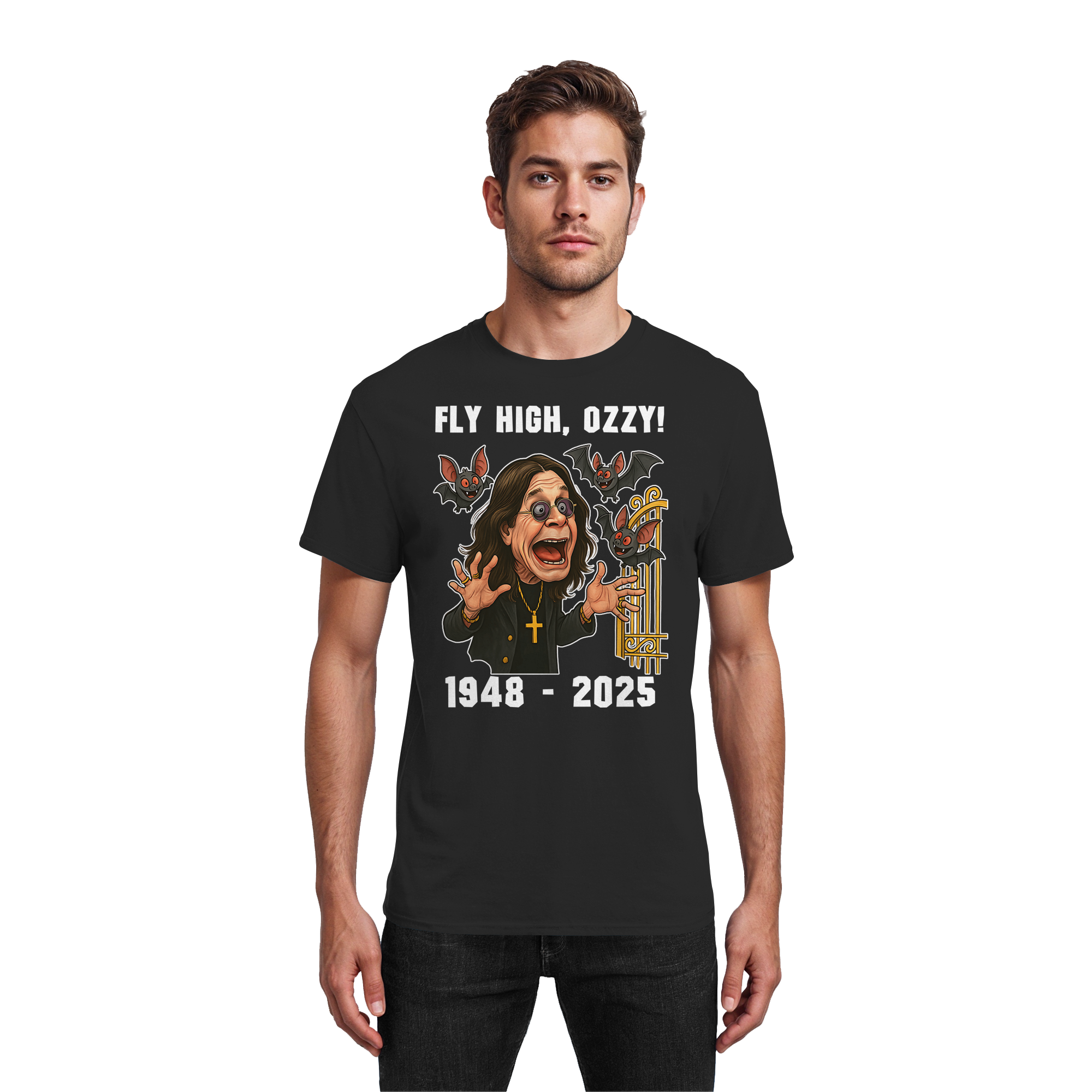 Ozzy Osbourne - Fly High Ozzy - T-Shirt Black Sabbath Remember Ozz