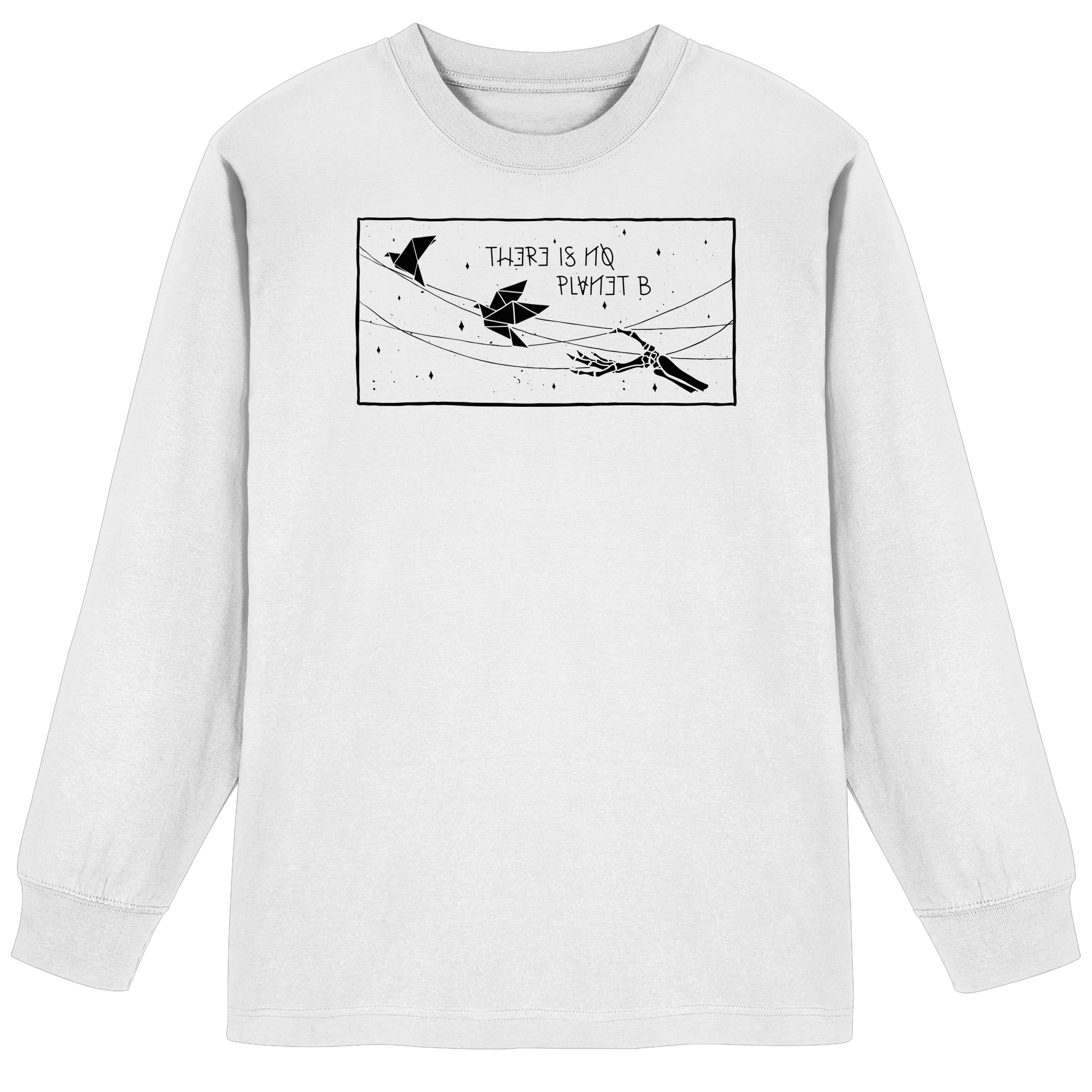 NO PLANET B! - Organic Heavy Oversized Longsleeve T-Shirt