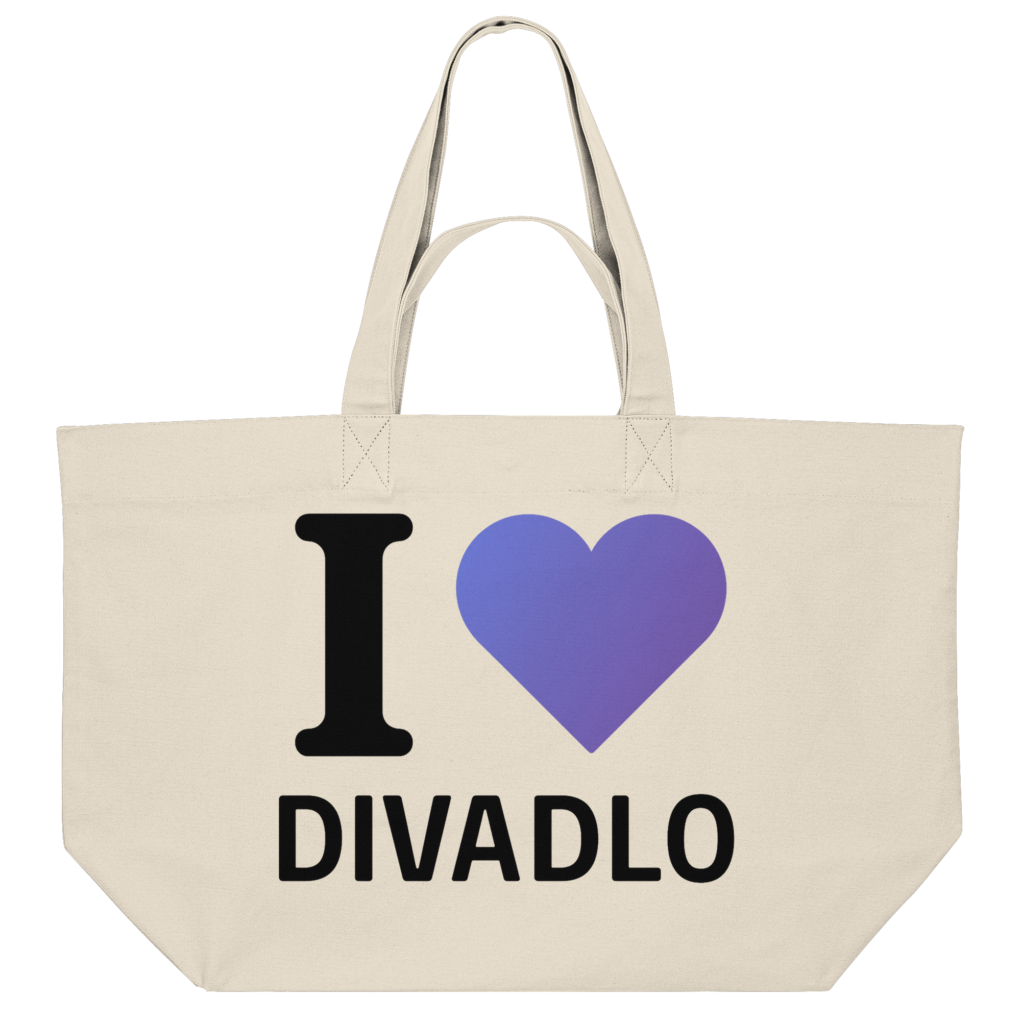 Velká nákupní taška I ❤️ DIVADLO