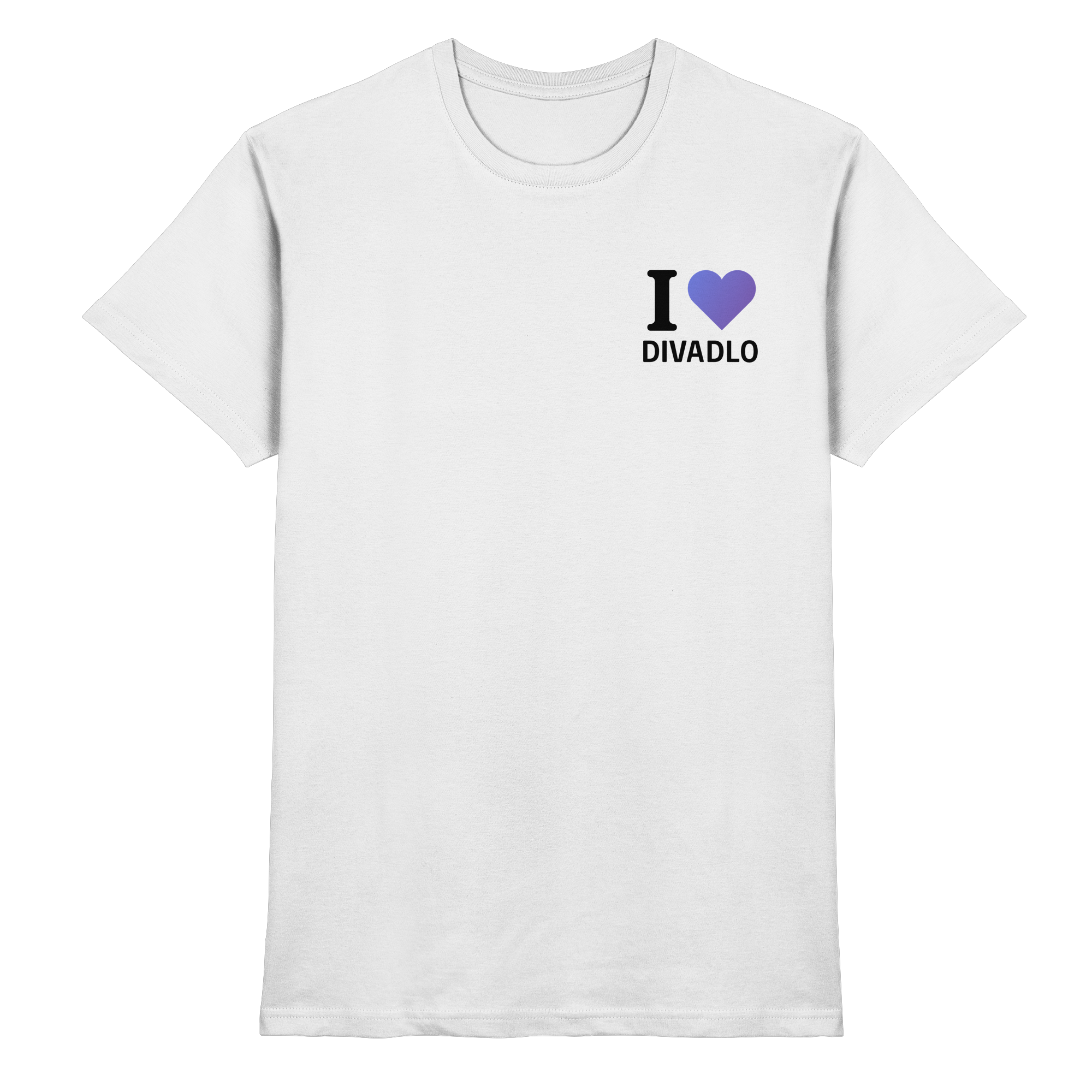 Prémiové tričko I ❤️ DIVADLO